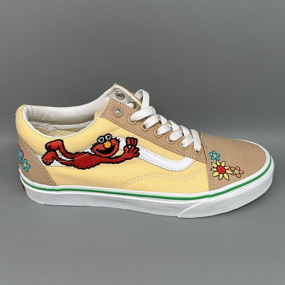 Vans Off The Wall x Sesame Street Elmo Skate Shoes Women's Sz 8 - Picture 5 of 10